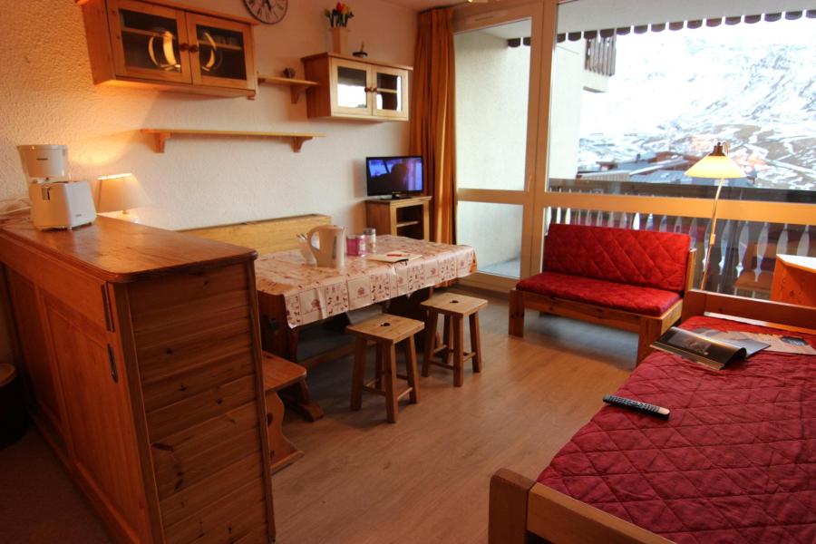 Ski verhuur Appartement 2 kamers 4 personen (404) - Résidence le Lac du Lou - Val Thorens - Woonkamer