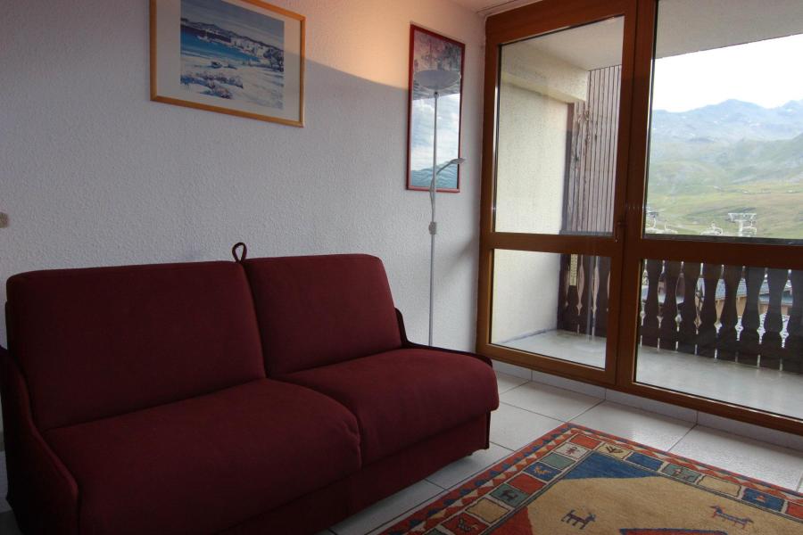 Ski verhuur Appartement 3 kamers 6 personen (706) - Résidence le Lac du Lou - Val Thorens - Woonkamer