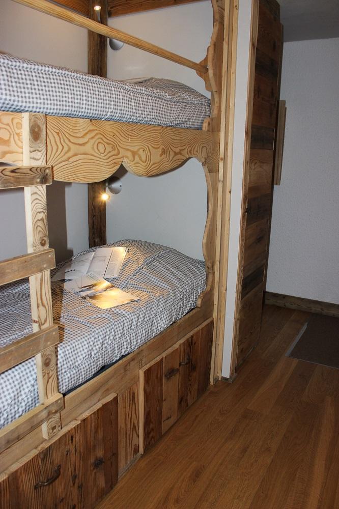 Ski verhuur Studio 4 personen (H8) - Résidence le Sérac - Val Thorens - Slaapnis