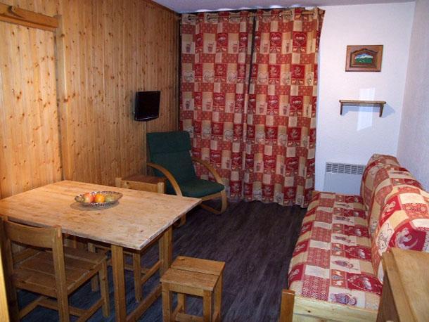 Rent in ski resort Studio 3 people (604) - Résidence les Hauts de Vanoise - Val Thorens - Living room
