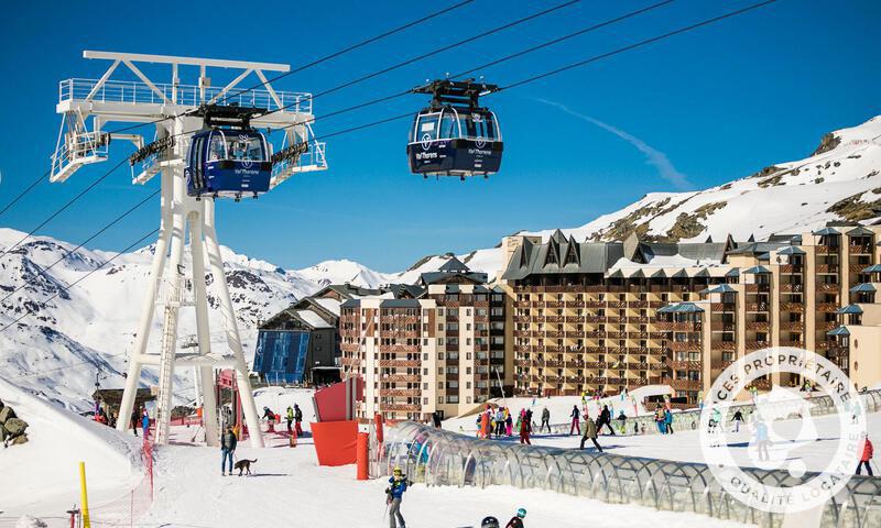 Аренда на лыжном курорте Résidence les Temples du Soleil - MH - Val Thorens - зимой под открытым небом