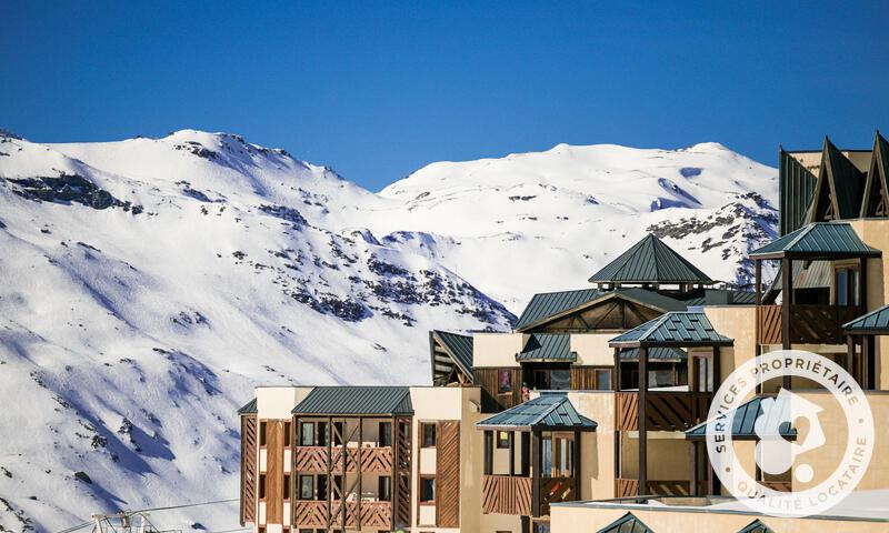 Аренда на лыжном курорте Résidence les Temples du Soleil - MH - Val Thorens - зимой под открытым небом