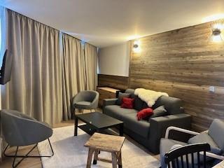 Skiverleih 2-Zimmer-Holzhütte für 6 Personen (1003) - Résidence les Trois Vallées - Val Thorens - Wohnzimmer