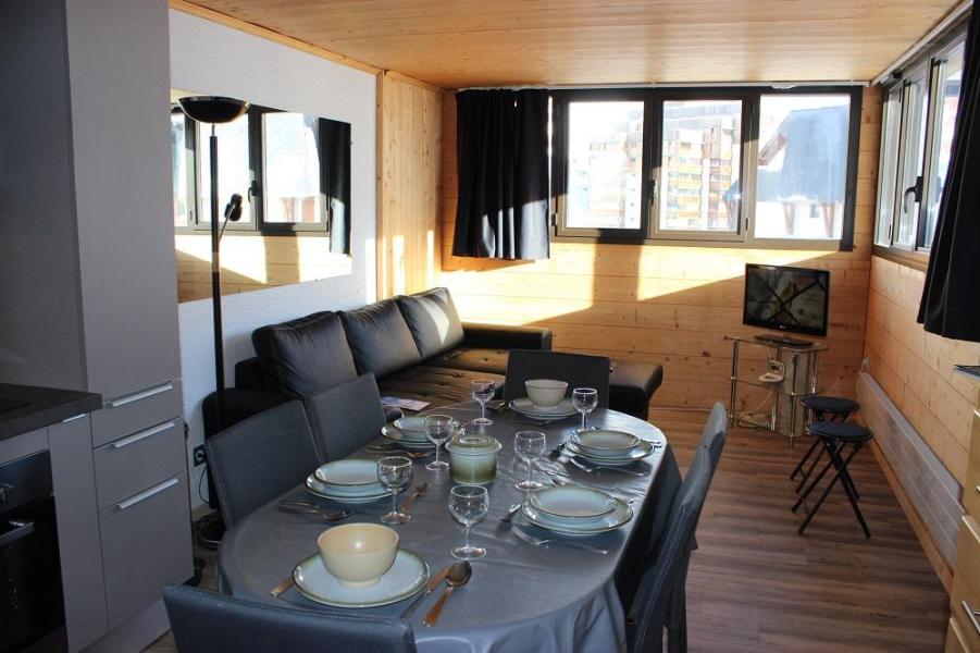 Skiverleih 2-Zimmer-Holzhütte für 6 Personen (814) - Résidence les Trois Vallées - Val Thorens - Wohnzimmer