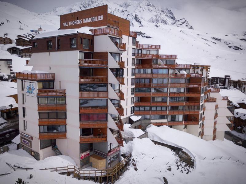 Аренда на лыжном курорте Квартира студия кабина для 4 чел. (513) - Résidence les Trois Vallées - Val Thorens - зимой под открытым небом