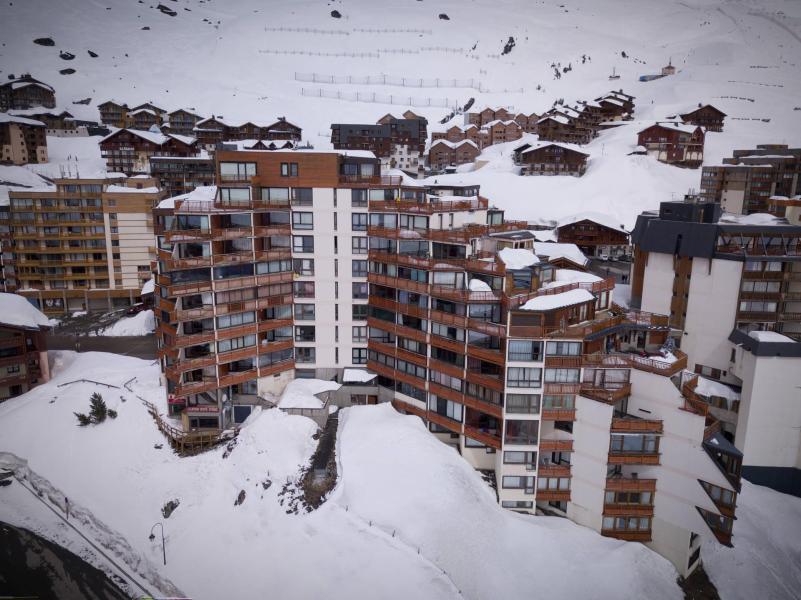 Location au ski Studio 3 personnes (515) - Résidence les Trois Vallées - Val Thorens - Extérieur hiver