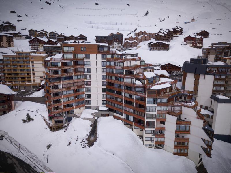 Location au ski Studio cabine 4 personnes (413) - Résidence les Trois Vallées - Val Thorens - Extérieur hiver