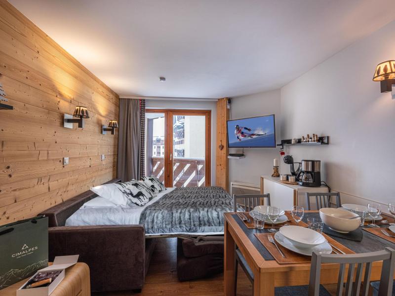 Аренда на лыжном курорте Квартира студия кабина для 4 чел. (515) - Résidence Machu Pichu - Val Thorens - апартаменты