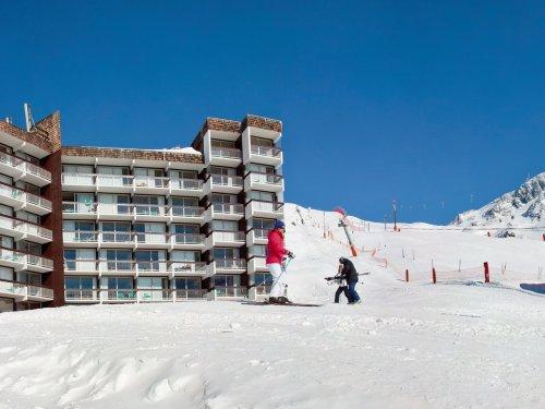 Skiverleih Résidence Pierre & Vacances le Gypaète - Val Thorens - Draußen im Winter