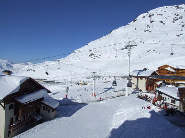 Location au ski Studio cabine 4 personnes (86) - Résidence Reine Blanche - Val Thorens - Extérieur hiver