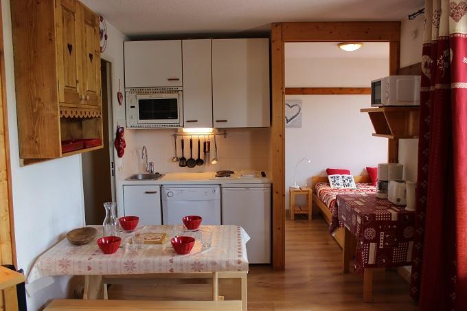 Rent in ski resort 2 room apartment cabin 4 people (57) - Résidence Reine Blanche - Val Thorens - Living room