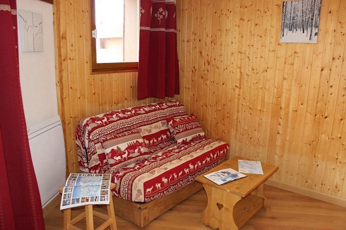 Rent in ski resort 2 room apartment cabin 4 people (57) - Résidence Reine Blanche - Val Thorens - Living room