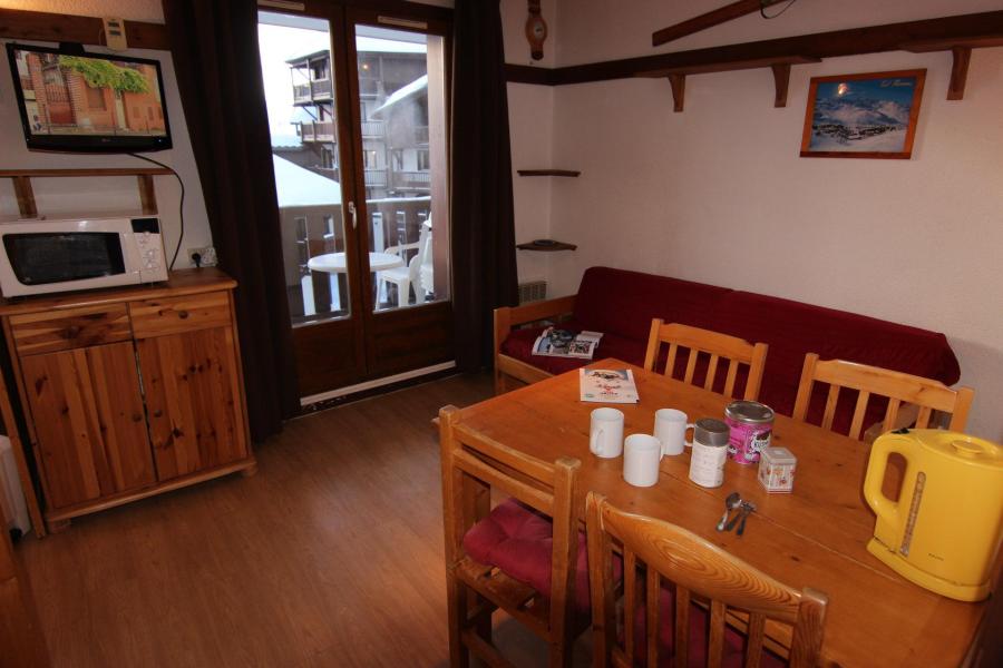 Skiverleih 2-Zimmer-Holzhütte für 4 Personen (37) - Résidence Reine Blanche - Val Thorens - Wohnzimmer