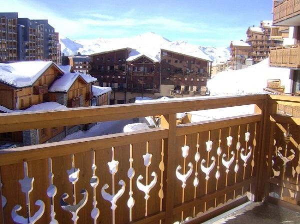 Location au ski Studio 4 personnes (103) - Résidence Roche Blanche - Val Thorens - Extérieur hiver