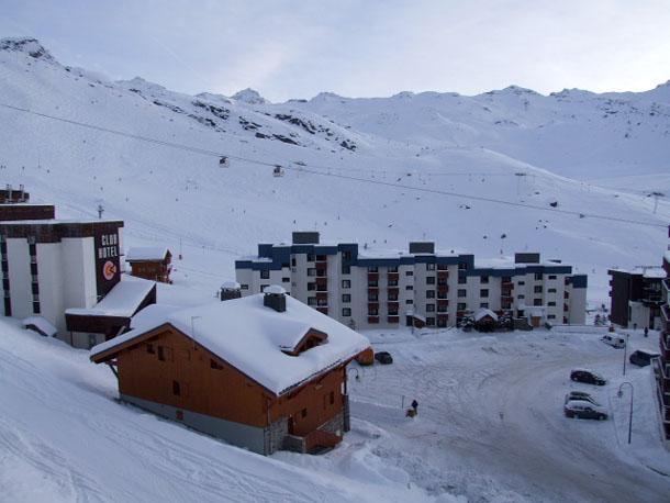 Rent in ski resort Studio 3 people (O6) - Résidence Sérac - Val Thorens - Winter outside