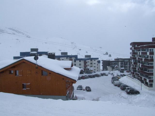 Rent in ski resort Studio cabin 4 people (T3) - Résidence Sérac - Val Thorens - Winter outside