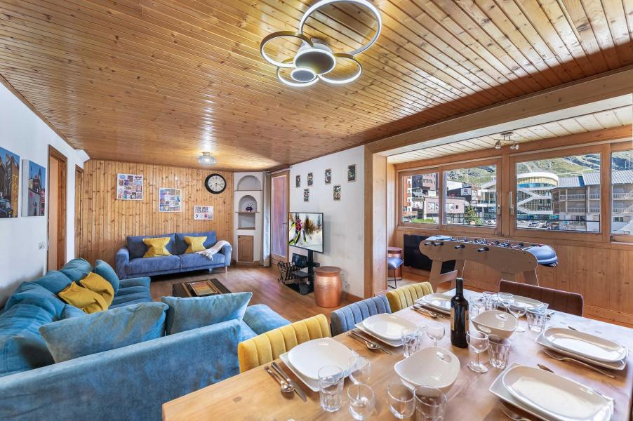 Rent in ski resort 5 room duplex apartment 9 people (1302) - Résidence Valset - Val Thorens - Living room