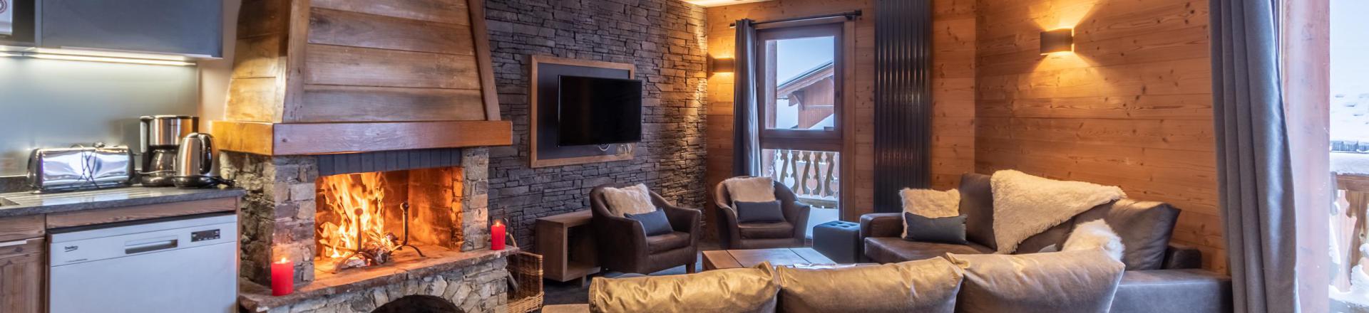 Skiverleih 6-Zimmer-Appartment für 10 Personen - Chalet Altitude - Val Thorens - Esszimmer