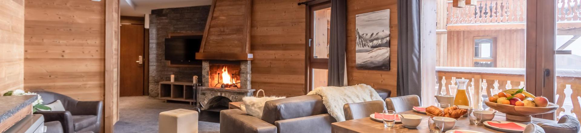 Alquiler al esquí Apartamento 3 piezas para 4 personas - Chalet Altitude - Val Thorens - Comedor