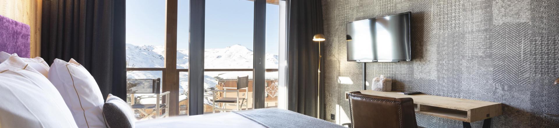 Soggiorno sugli sci Chalet Cullinan - Val Thorens - Letto matrimoniale