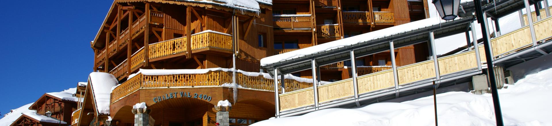 Location au ski Chalet Val 2400 - Val Thorens - Extérieur hiver