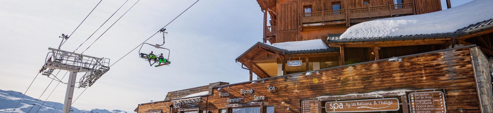 Location au ski Les Balcons de Val Thorens - Val Thorens - Extérieur hiver
