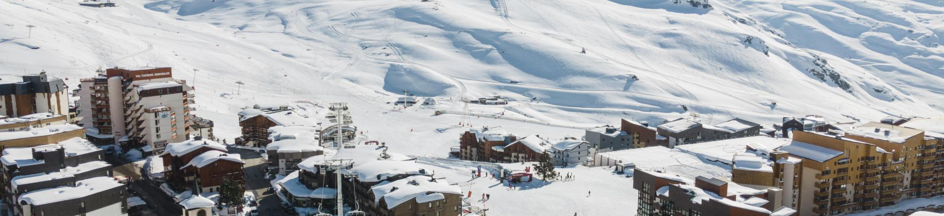 Location au ski Résidence Chalet des Neiges Plein Sud - Val Thorens - Extérieur hiver