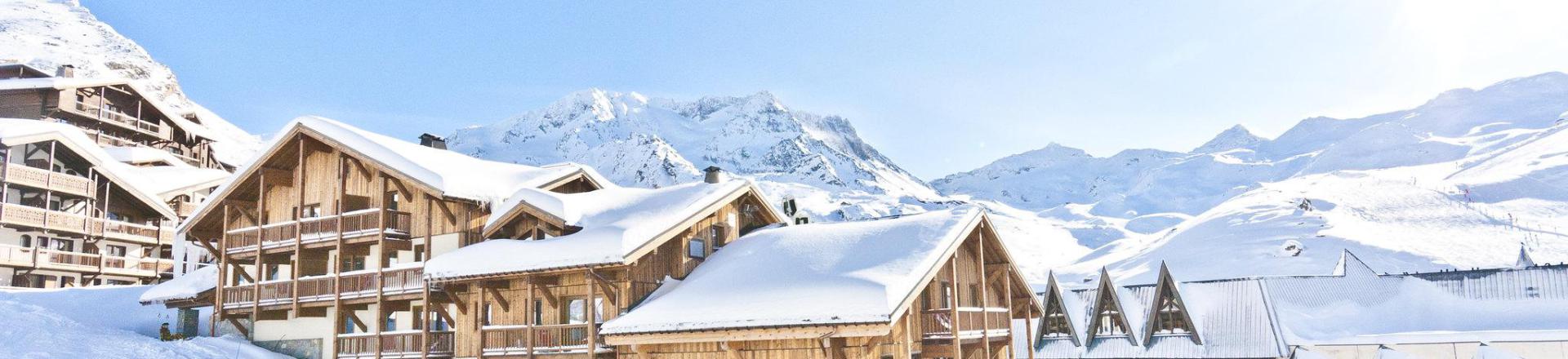 Skiverleih Résidence Montana Plein Sud - Val Thorens - Draußen im Winter
