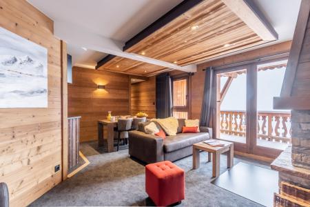Skiverleih 3-Zimmer-Appartment für 4 Personen - Chalet Altitude - Val Thorens - Sofa