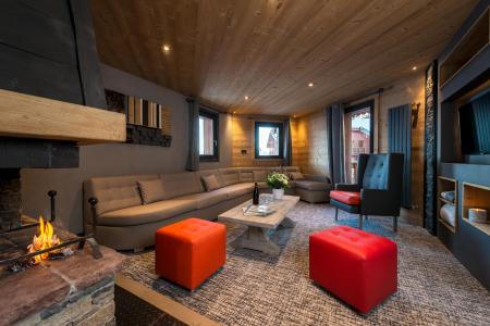 Rent in ski resort 7 room apartment 12-14 people - Chalet Altitude - Val Thorens - Living room