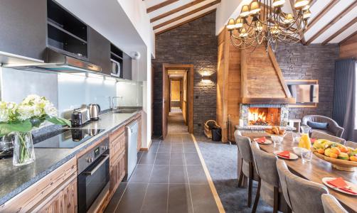 Location au ski Appartement 5 pièces 8 personnes - Chalet Altitude - Val Thorens - Salle à manger