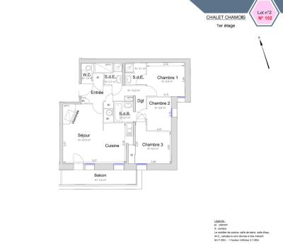 Location au ski Chalet Chamois - Val Thorens - Plan