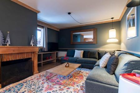 Skiverleih 5 Zimmer Maisonettewohnung für 8 Personen (303) - Chalet Mouflon - Val Thorens - Wohnzimmer