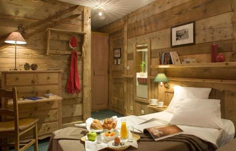 Аренда на лыжном курорте Номер с одной двуспальной/двумя односпальными кроватями (2 человека) (Cocoon) - Hôtel des 3 Vallées - Val Thorens - Комната