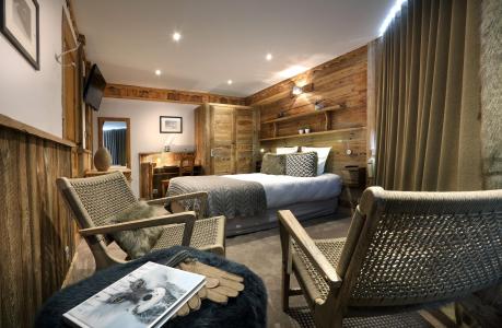 Аренда на лыжном курорте Номер с одной двуспальной/двумя односпальными кроватями (2 человека) (Véranda Cocoon) - Hôtel des 3 Vallées - Val Thorens - Комната