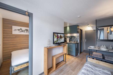 Skiverleih 2-Zimmer-Appartment für 3 Personen (102) - La Résidence l'Altineige - Val Thorens - Wohnzimmer