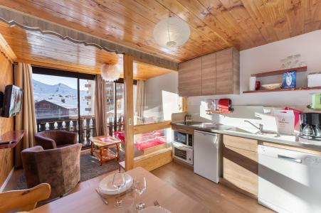 Ski verhuur Studio bergnis 4 personen (H1) - La Résidence le Sérac - Val Thorens - Keuken