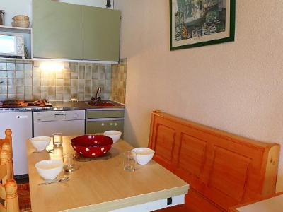Skiverleih 1-Zimmer-Appartment für 4 Personen (1) - Le Schuss - Val Thorens - Wohnzimmer