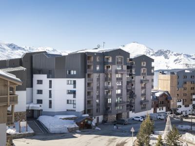 Аренда на лыжном курорте Апартаменты 1 комнат 2 чел. (3) - Les Cîmes de Caron - Val Thorens - зимой под открытым небом
