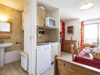 Ski verhuur Appartement 1 kamers 4 personen (20) - Les Cîmes de Caron - Val Thorens - Woonkamer