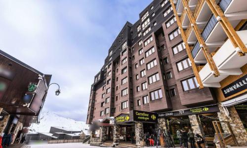 Аренда на лыжном курорте Résidence Arcelle - MH - Val Thorens - зимой под открытым небом