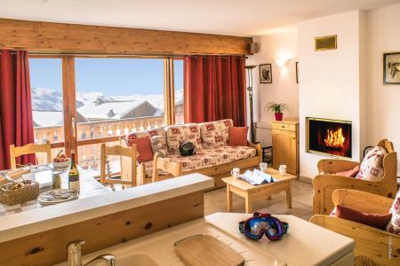 Аренда на лыжном курорте Апартаменты 3 комнат 6 чел. (8) - Résidence Beau Soleil - Val Thorens - Салон