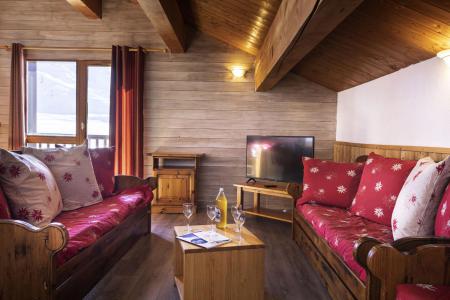 Rent in ski resort 13 room chalet 24 people (Bonhomme) - Résidence Chalet des Neiges Hermine - Val Thorens - Living area