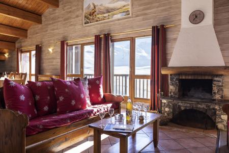Rent in ski resort 13 room chalet 24 people (Bonhomme) - Résidence Chalet des Neiges Hermine - Val Thorens - Living room