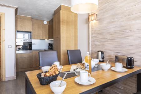 Rent in ski resort 3 room apartment 4 people - Résidence Chalet des Neiges Hermine - Val Thorens - Kitchenette