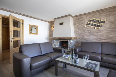 Skiverleih 5 Zimmer Maisonettewohnung für 8 Personen - Résidence Chalet des Neiges Hermine - Val Thorens - Couchtisch