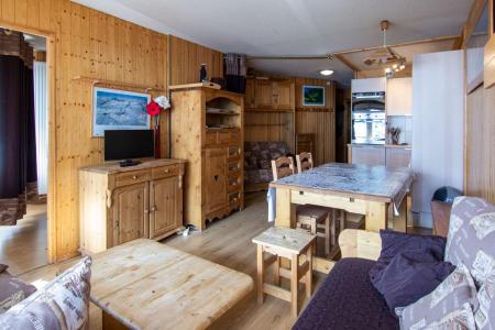 Skiverleih 3-Zimmer-Holzhütte für 6 Personen (B22) - Résidence Hauts de Chavière - Val Thorens - Wohnzimmer