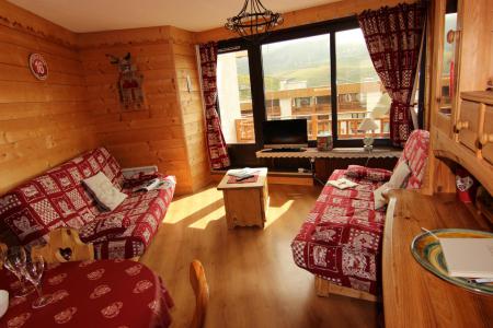 Location au ski Appartement 3 pièces 6 personnes (12) - Résidence Hauts de Chavière - Val Thorens - Banquette-lit tiroir