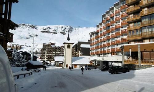 Location au ski Studio 2 personnes (20m²-5) - Résidence Hauts De La Vanoise - MH - Val Thorens - Extérieur hiver