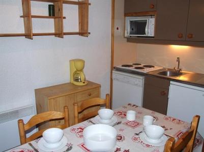 Ski verhuur Studio cabine 4 personen (10) - Résidence l'Orsière - Val Thorens - Woonkamer